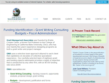 Tablet Screenshot of grantmanagementassoc.com